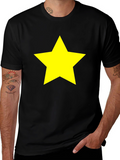 Star Graphic Black T-Shirt - Bold & Stylish