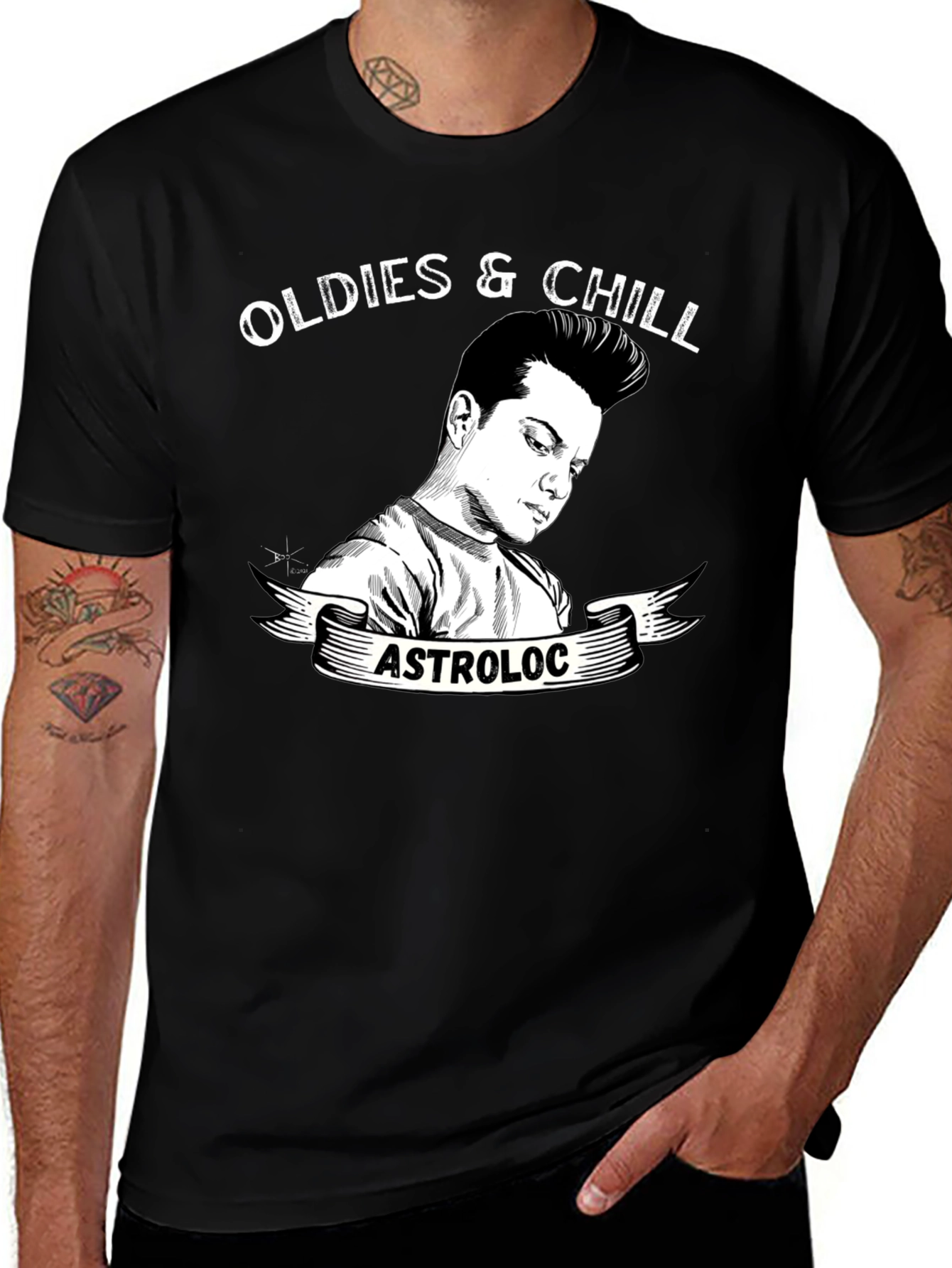 Oldies & Chill T-Shirt - Astroloc Graphic Tee