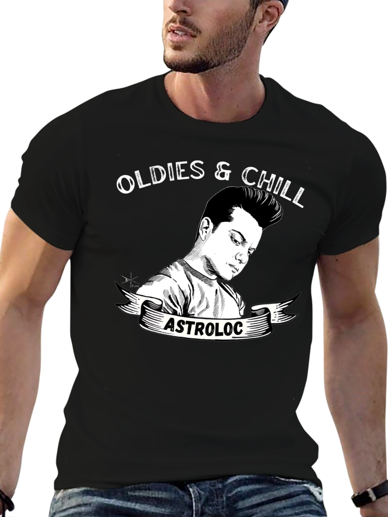 Oldies & Chill T-Shirt - Astroloc Graphic Tee
