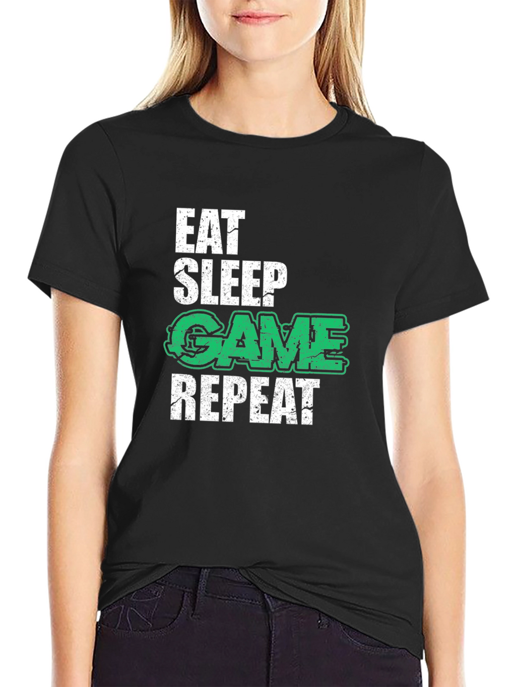 Eat Sleep Game Repeat T-Shirt