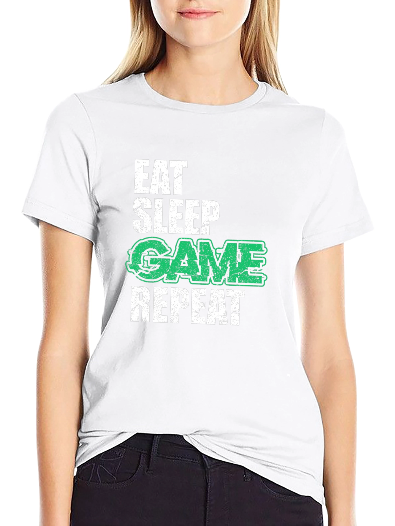 Eat Sleep Game Repeat T-Shirt