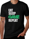 Eat Sleep Game Repeat T-Shirt