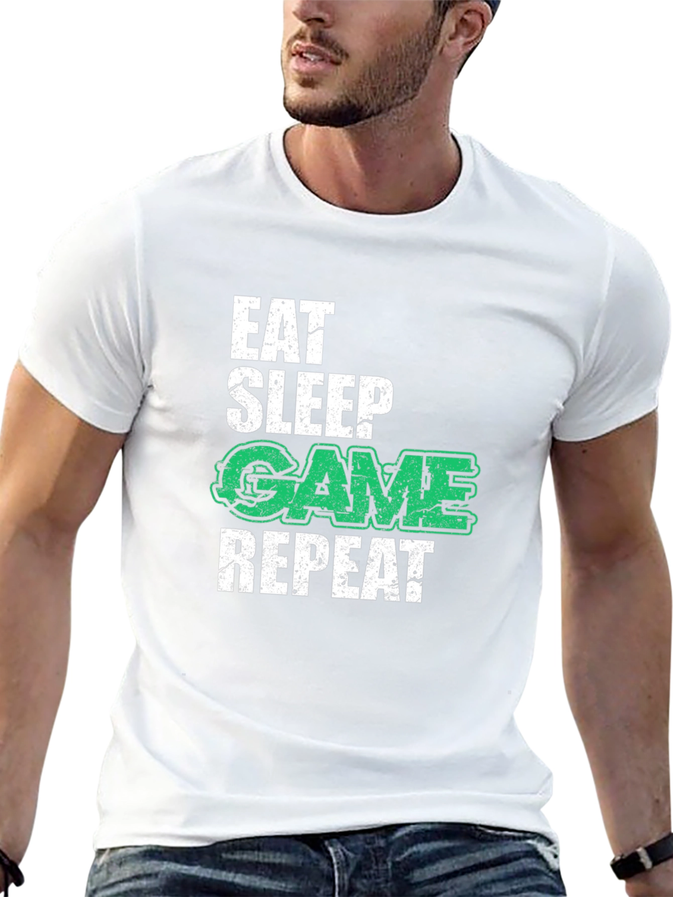 Eat Sleep Game Repeat T-Shirt