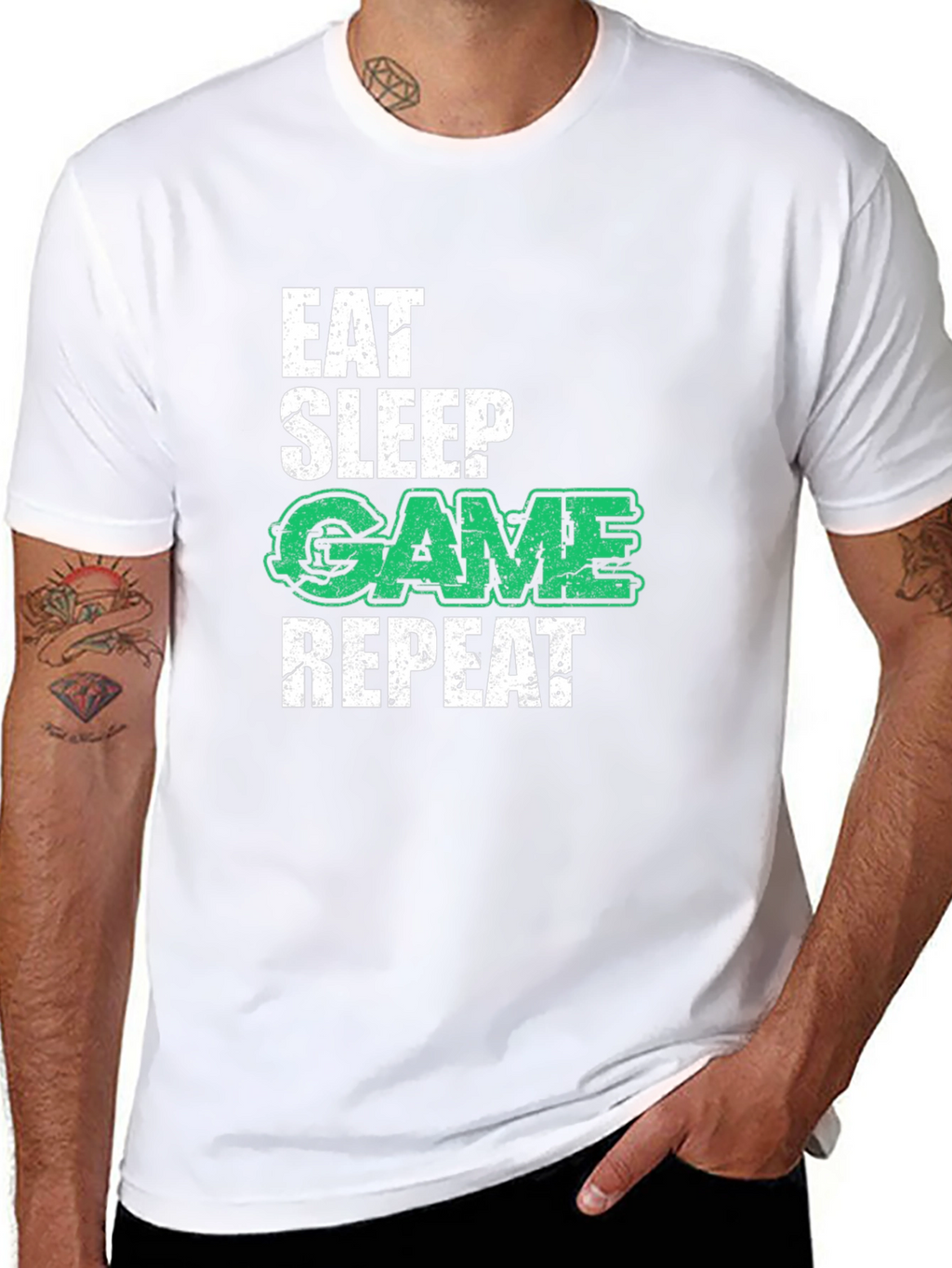 Eat Sleep Game Repeat T-Shirt