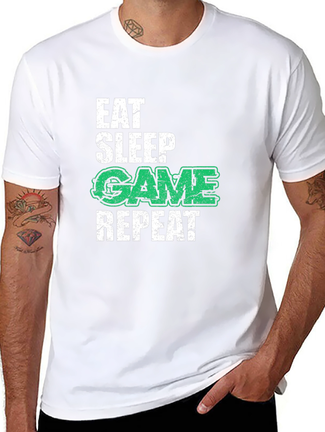 Eat Sleep Game Repeat T-Shirt