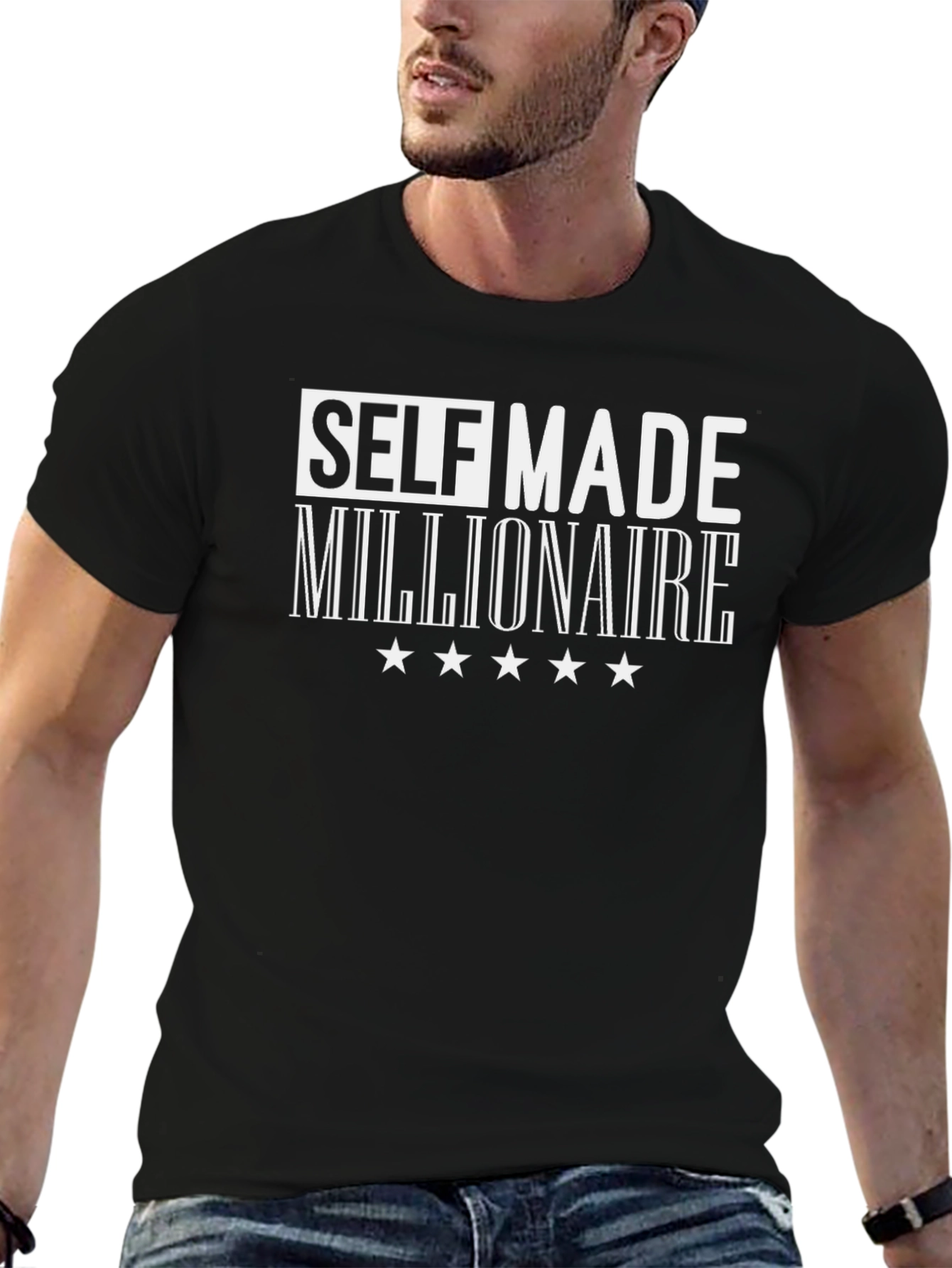 Self Made Millionaire Graphic T-Shirt