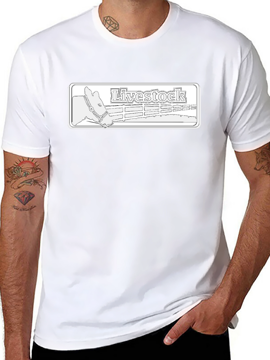 Livestock Graphic Tee - Farm Life Shirt