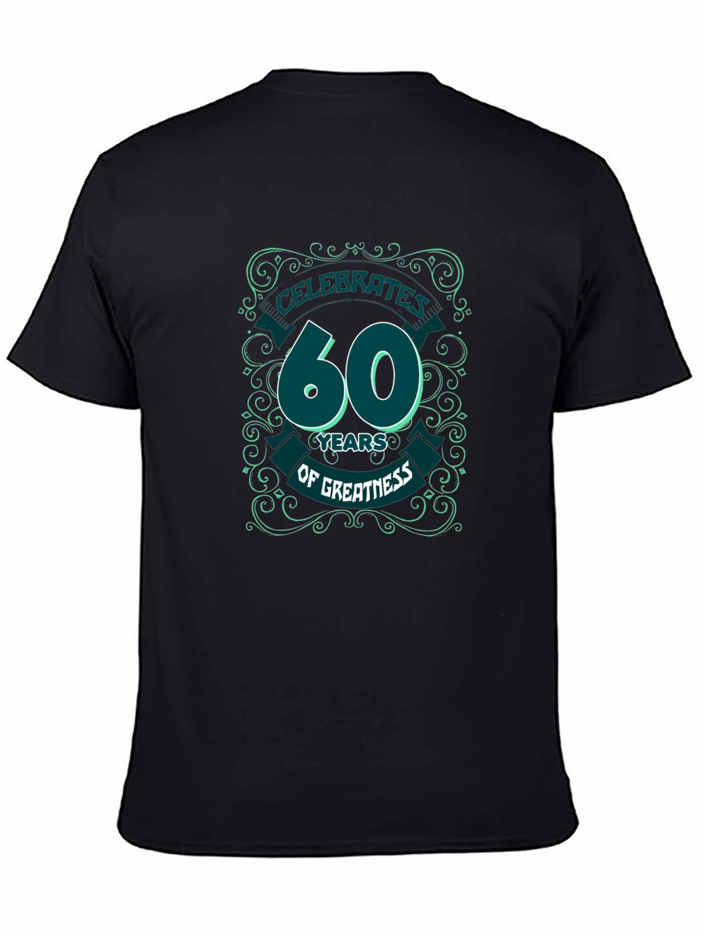 Celebrate 60 Years Black Graphic Tee
