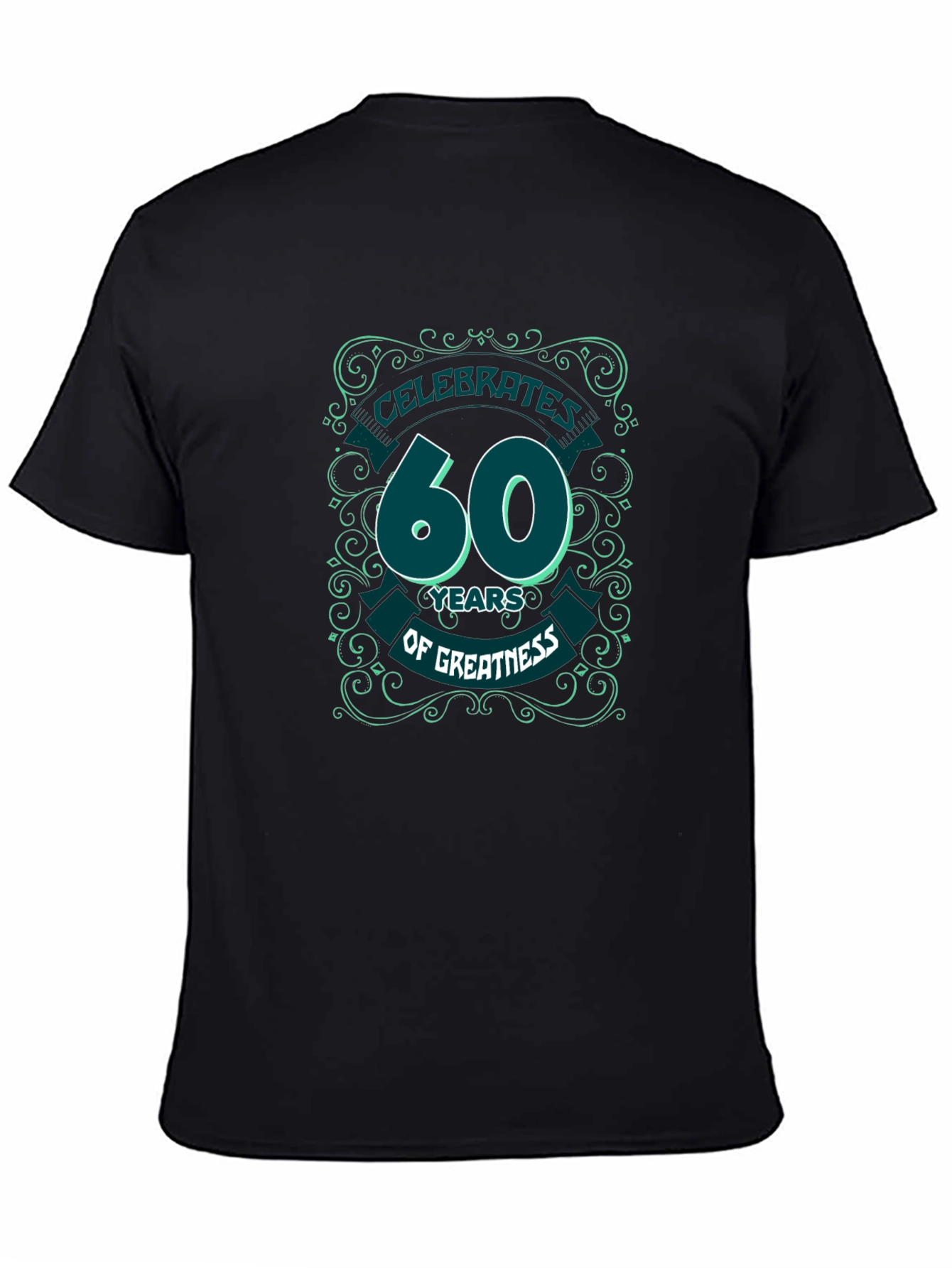 Celebrate 60 Years Black Graphic Tee