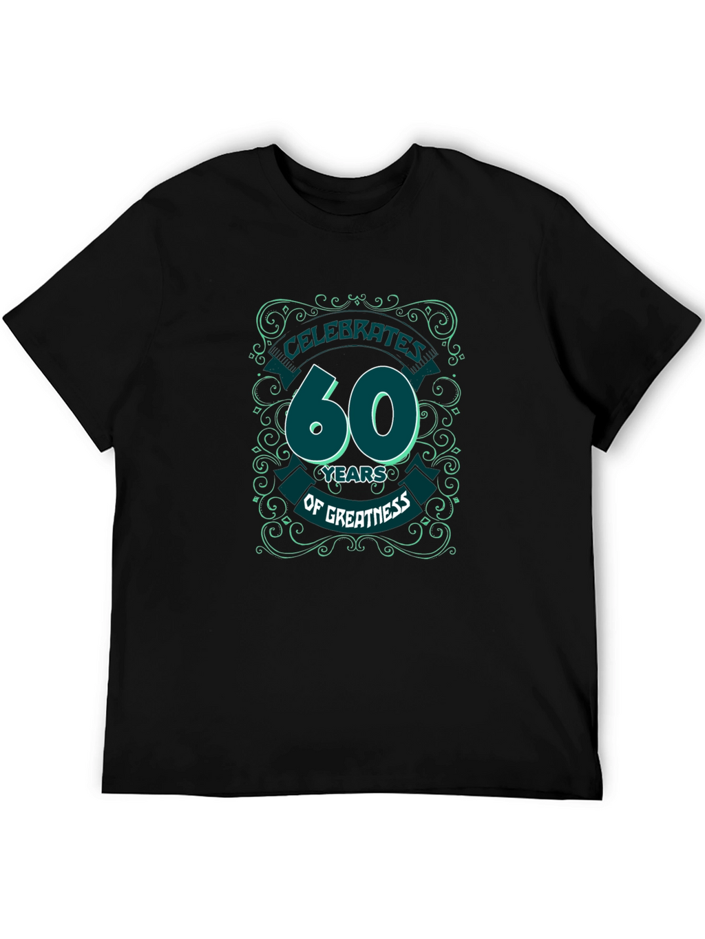 Celebrate 60 Years Black Graphic Tee