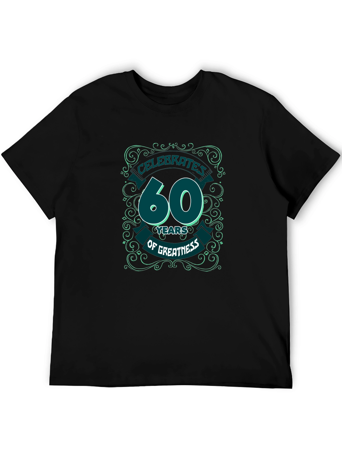 Celebrate 60 Years Black Graphic Tee