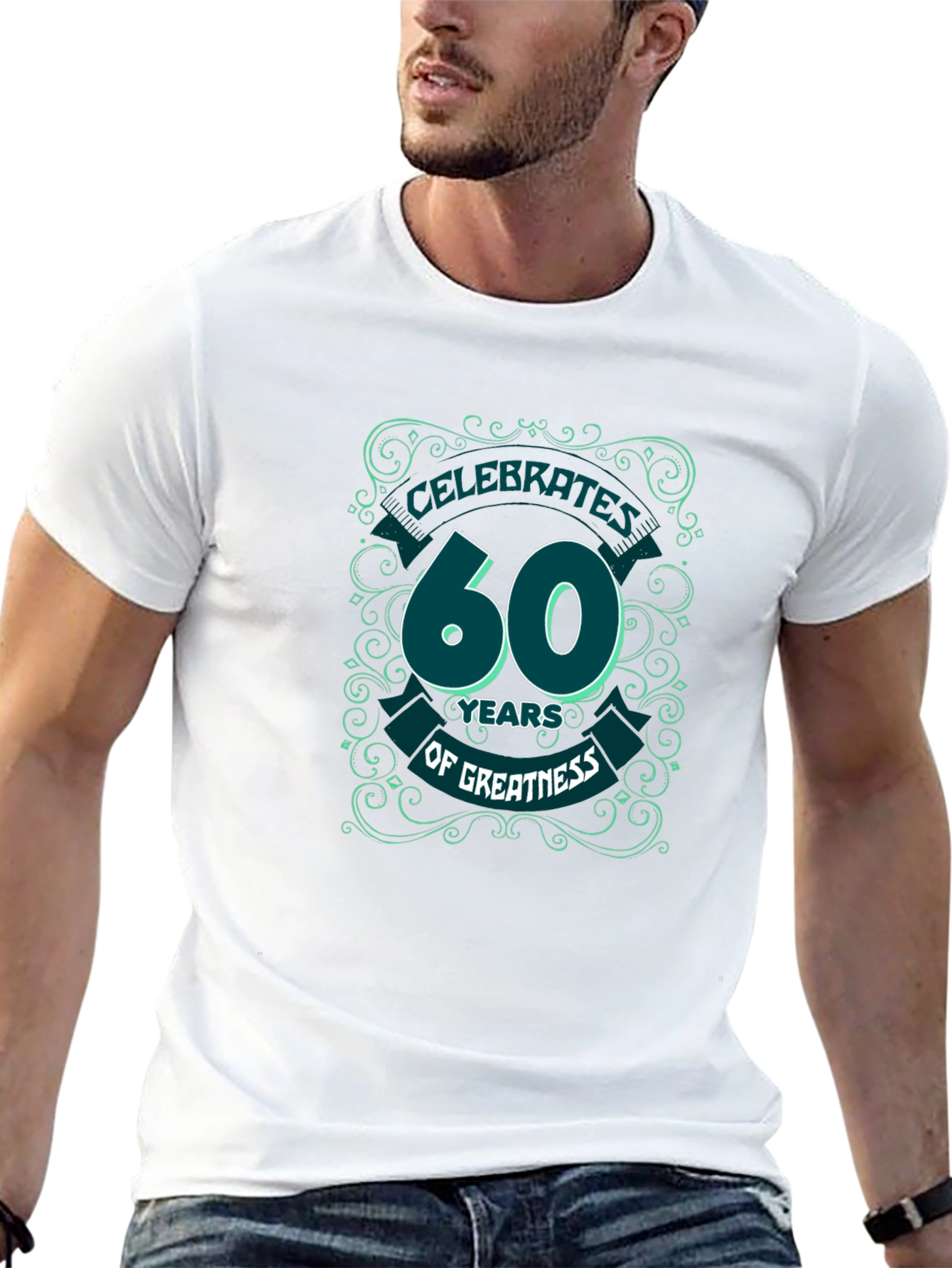 Celebrate 60 Years Black Graphic Tee