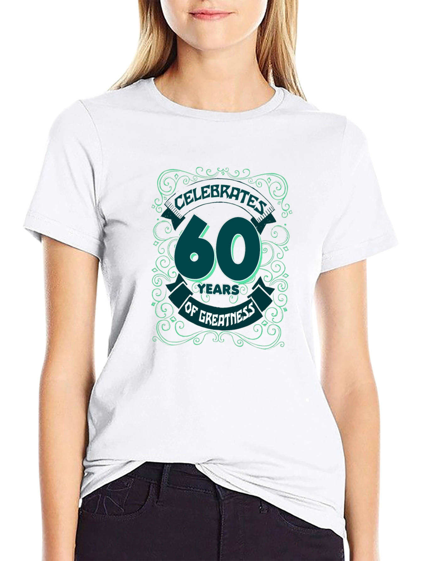 Celebrate 60 Years Black Graphic Tee