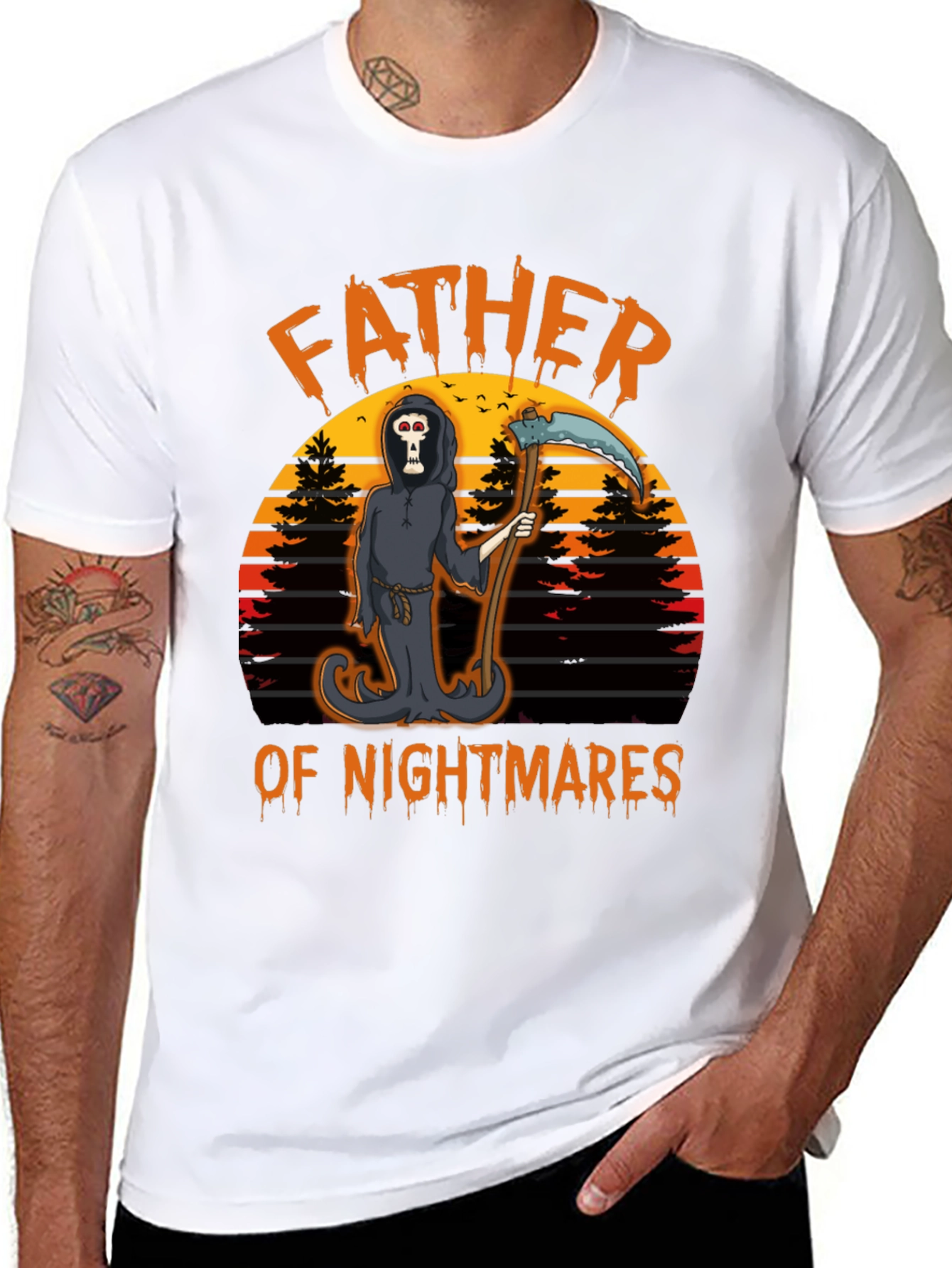 Father of Nightmares Graphic Tee - Halloween