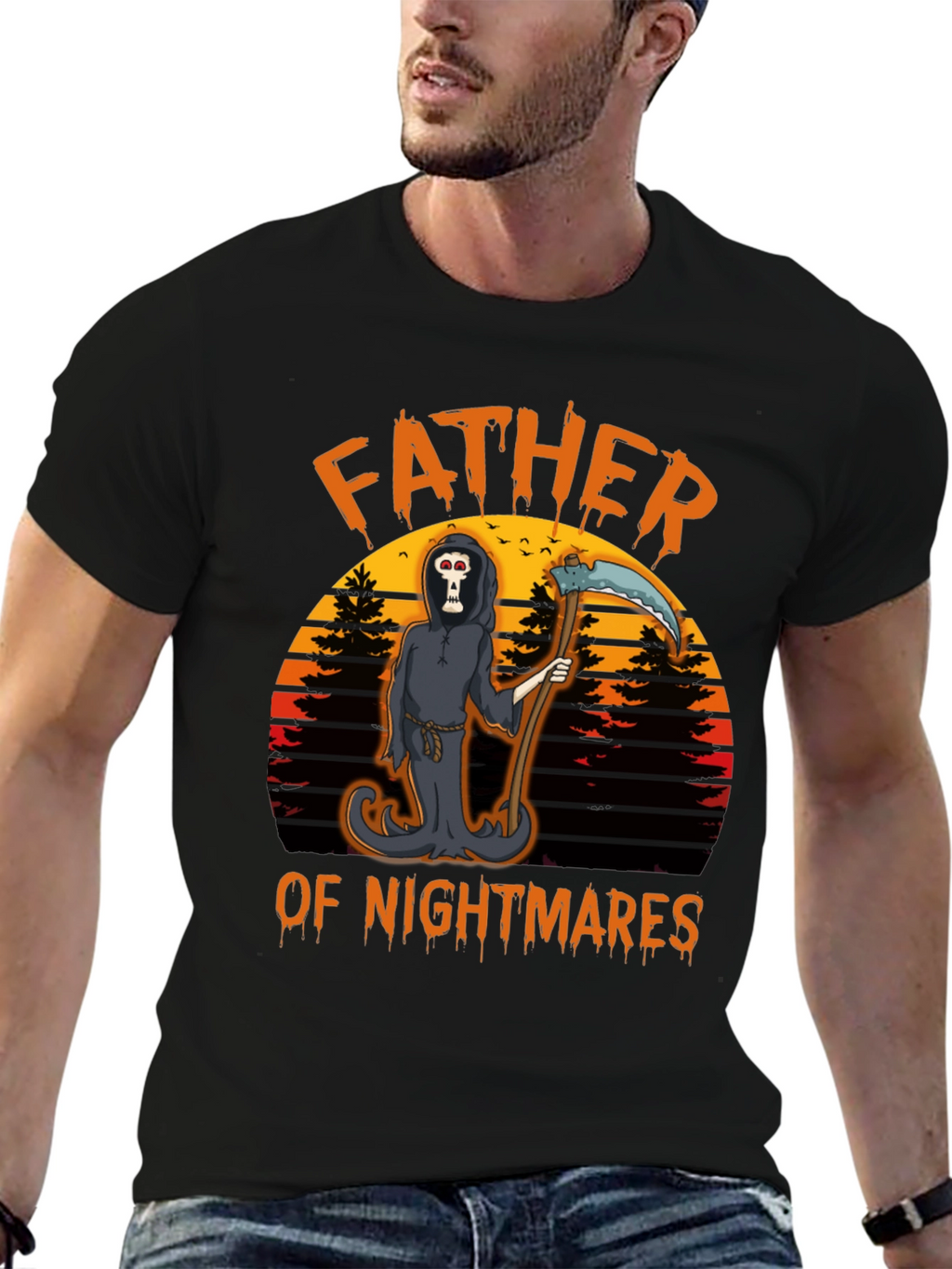Father of Nightmares Graphic Tee - Halloween