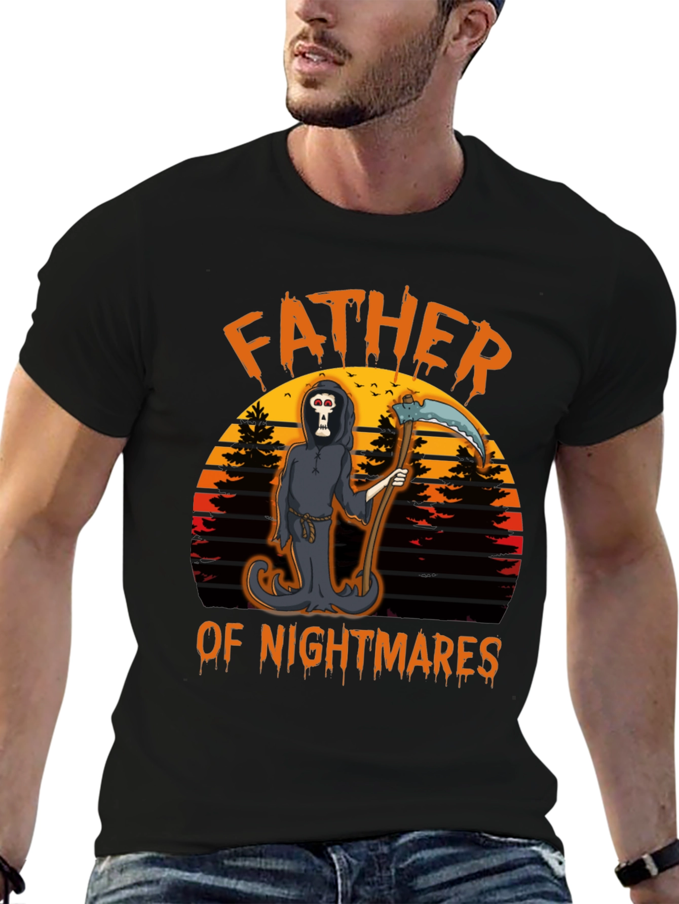 Father of Nightmares Graphic Tee - Halloween