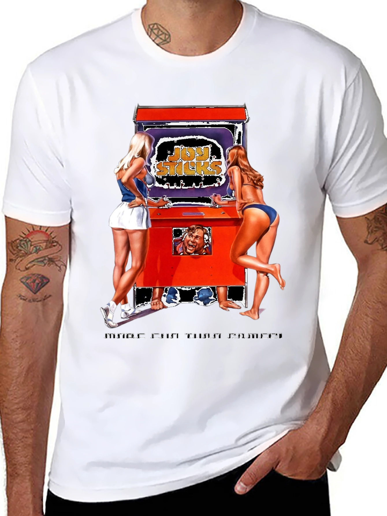 Retro Joy Sticks Arcade T-Shirt