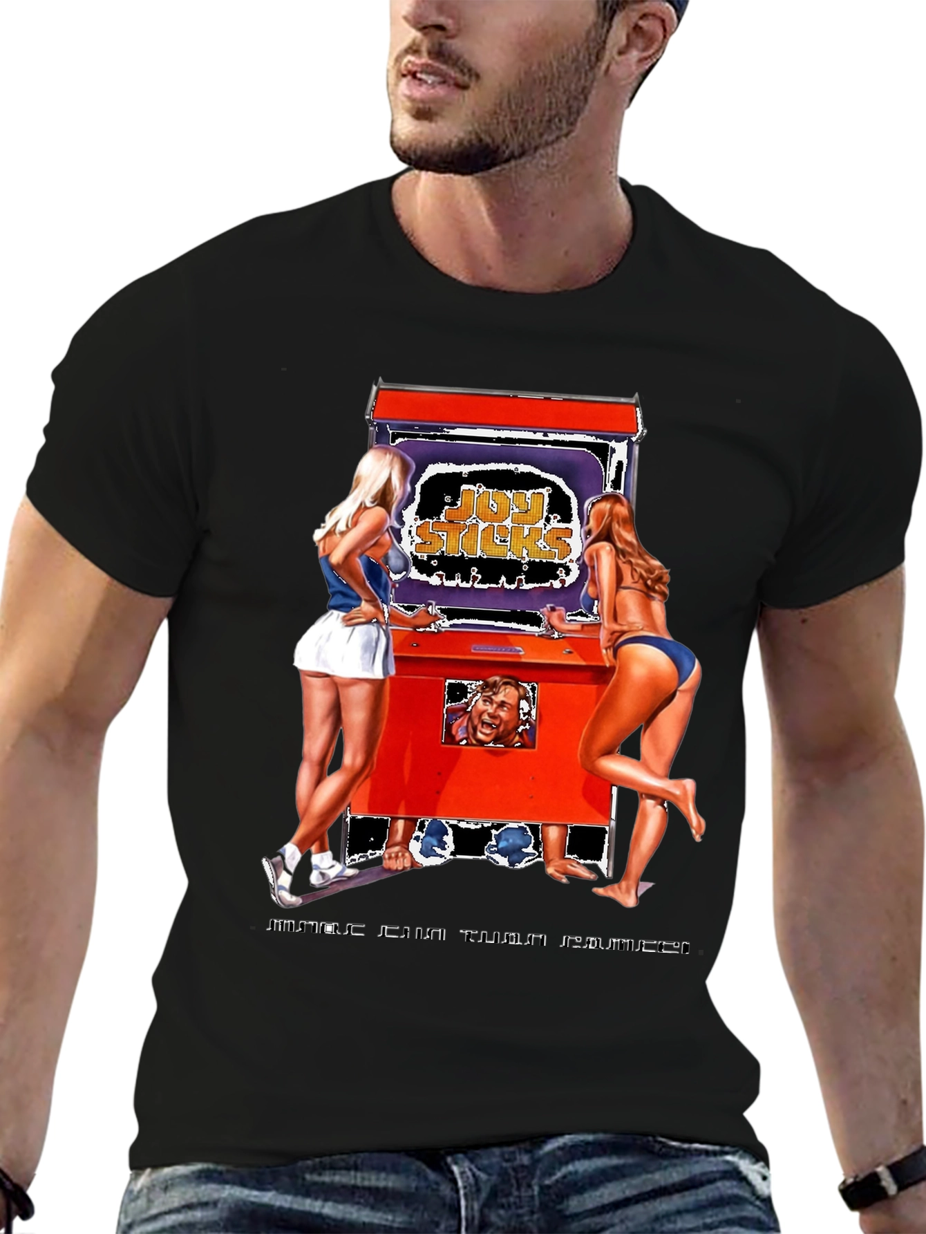 Retro Joy Sticks Arcade T-Shirt