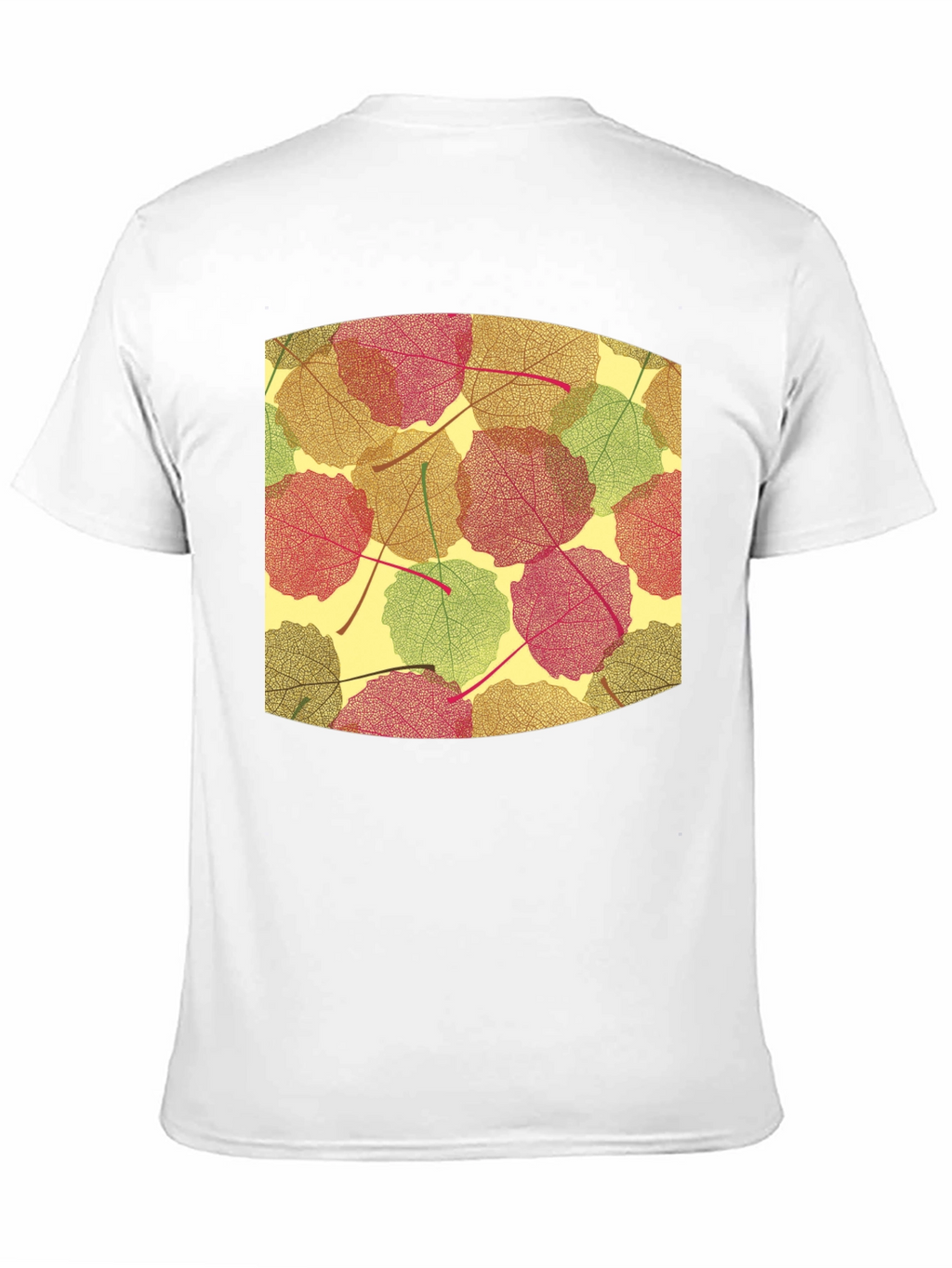 Leaf Pattern Tee - Nature Inspired Comfort