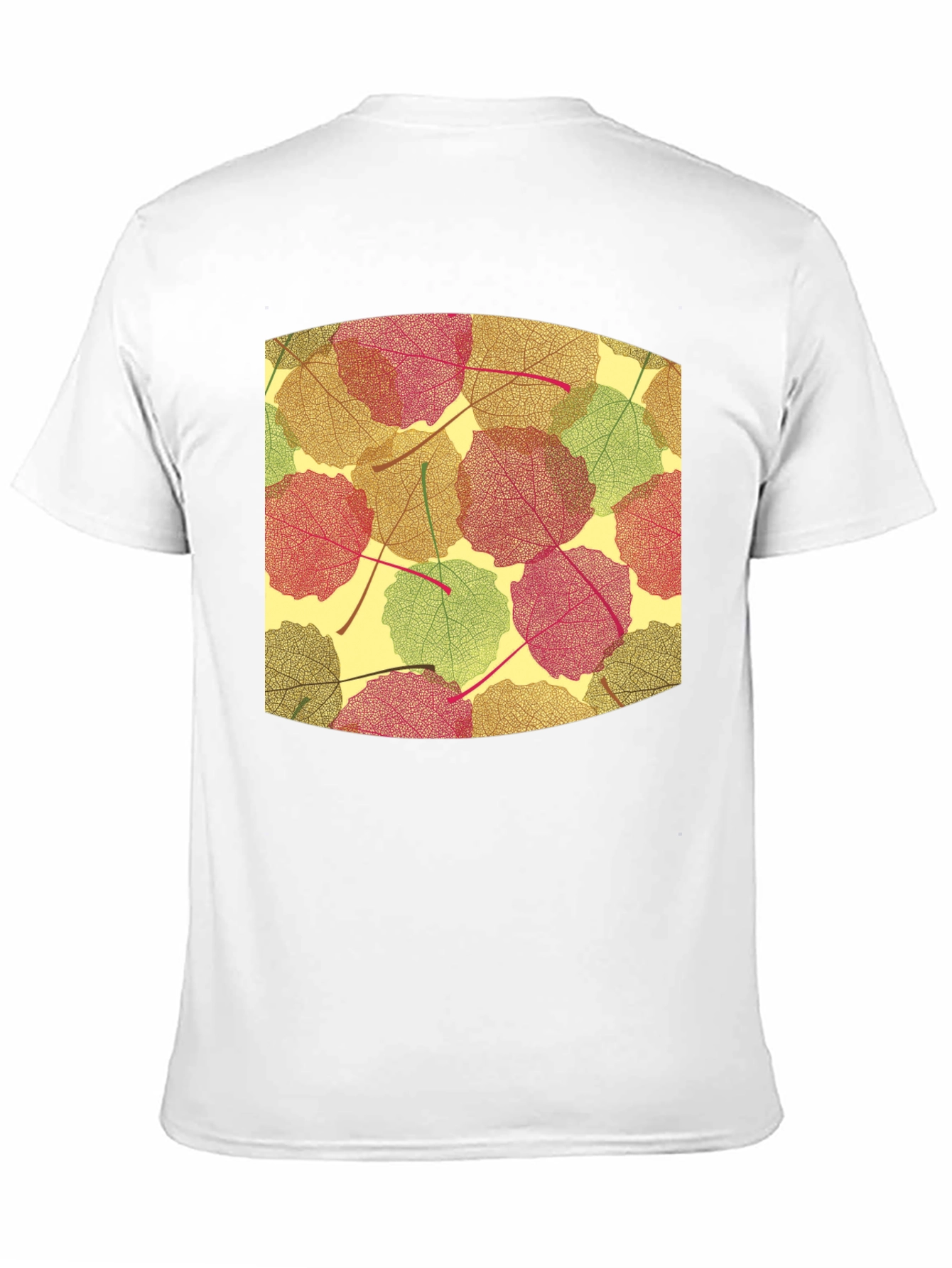 Leaf Pattern Tee - Nature Inspired Comfort