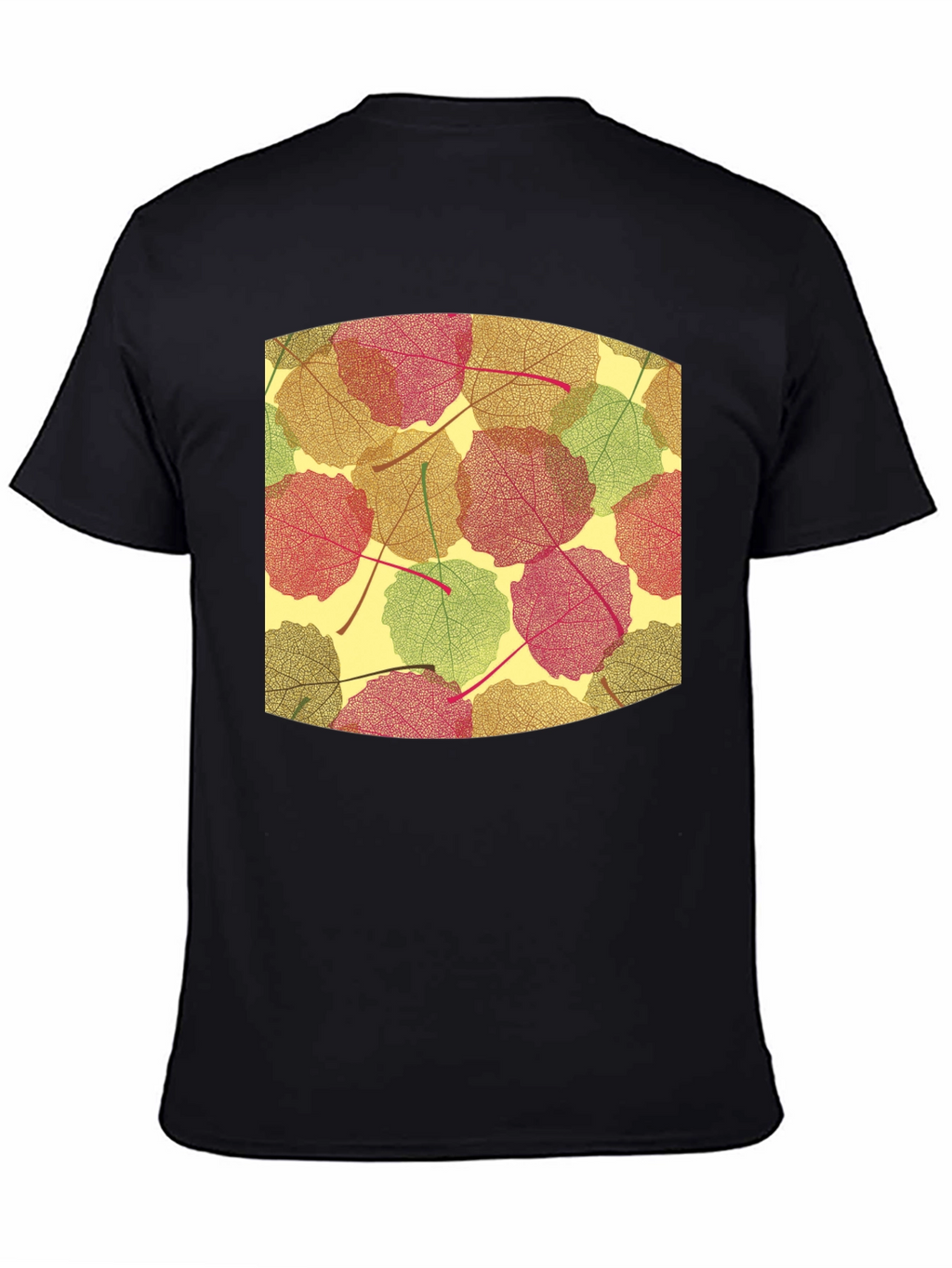 Leaf Pattern Tee - Nature Inspired Comfort