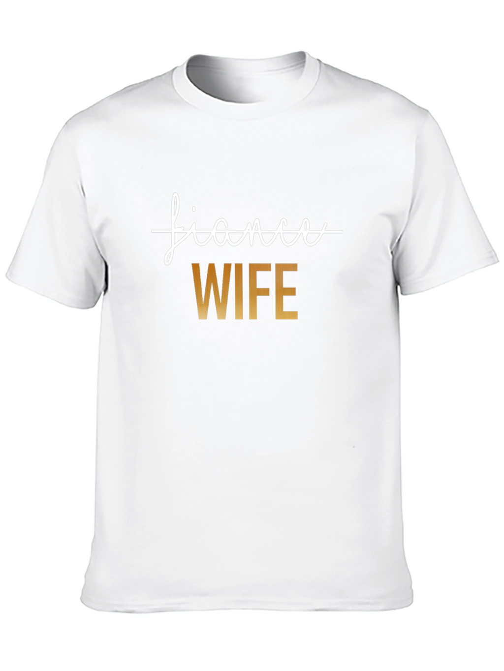 Fiancee to Wife T-Shirt Wedding Gift Tee