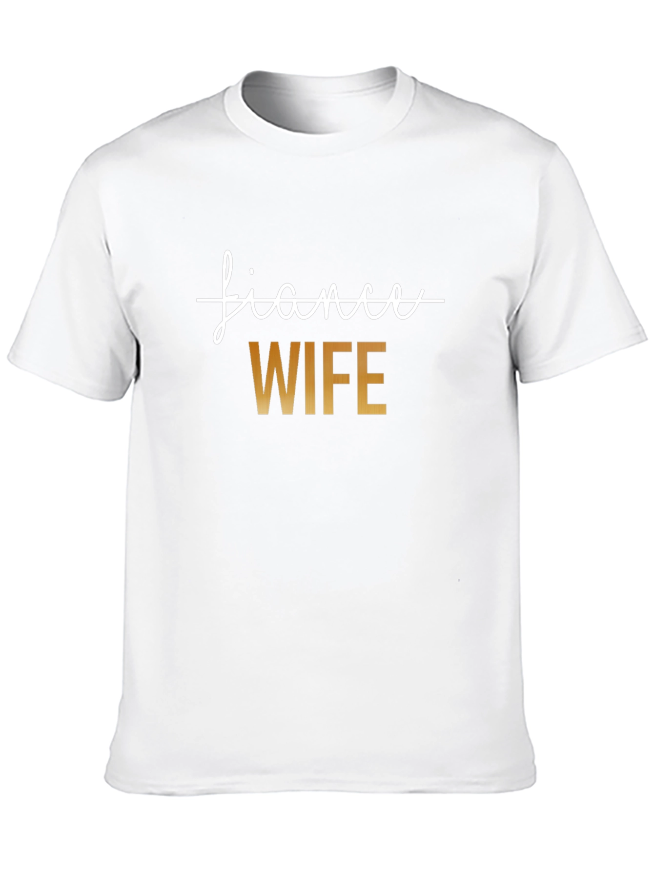 Fiancee to Wife T-Shirt Wedding Gift Tee