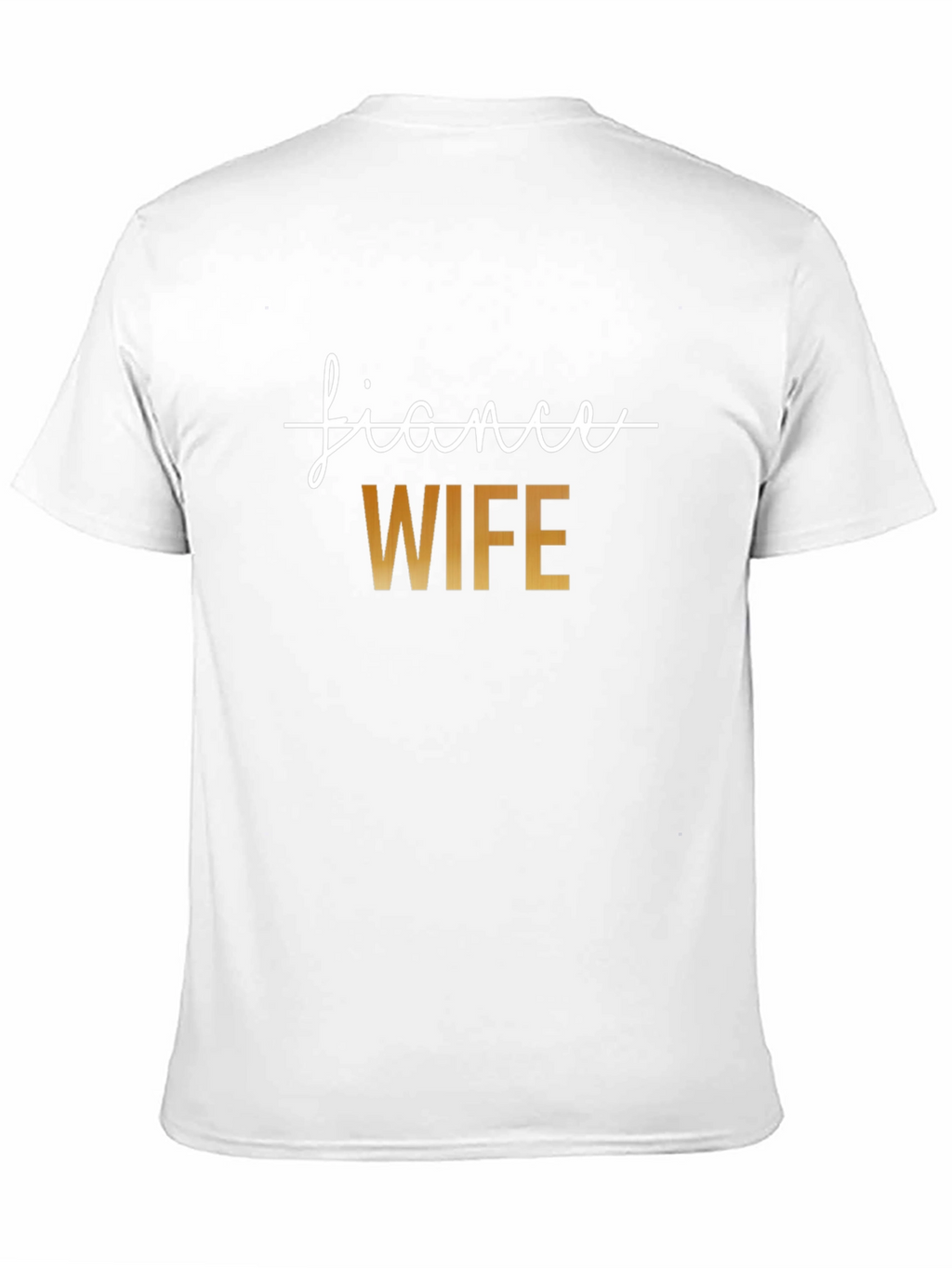 Fiancee to Wife T-Shirt Wedding Gift Tee