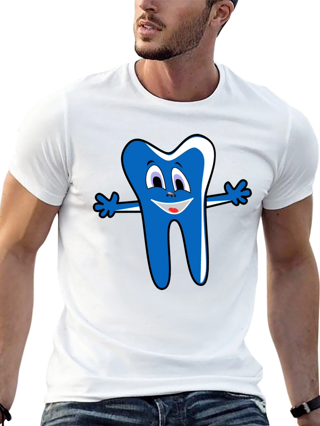 Funny Tooth Graphic T-Shirt