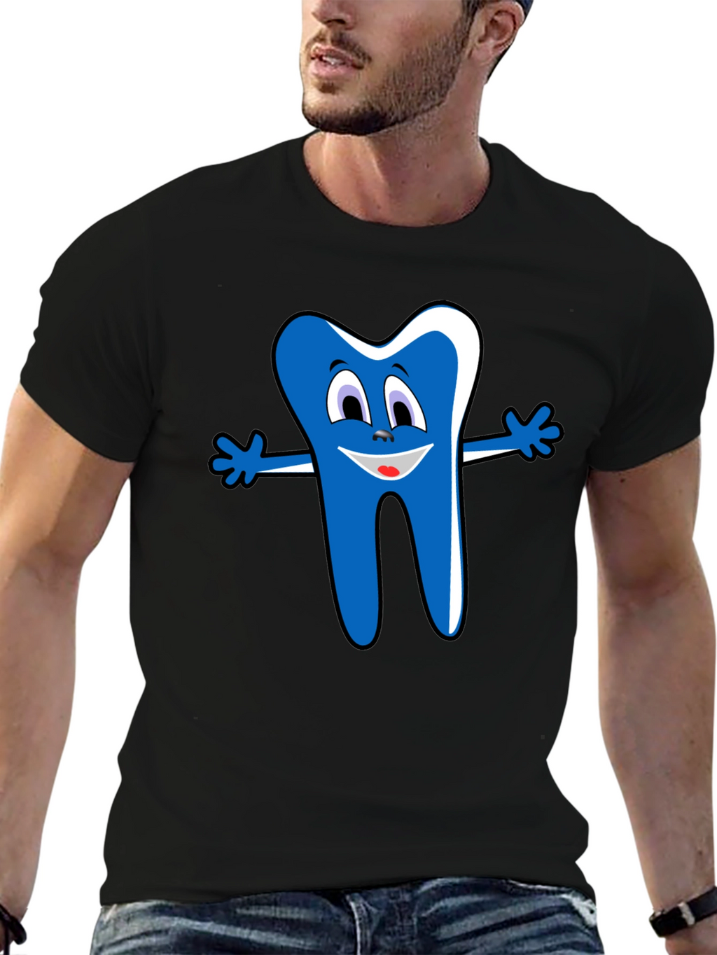 Funny Tooth Graphic T-Shirt
