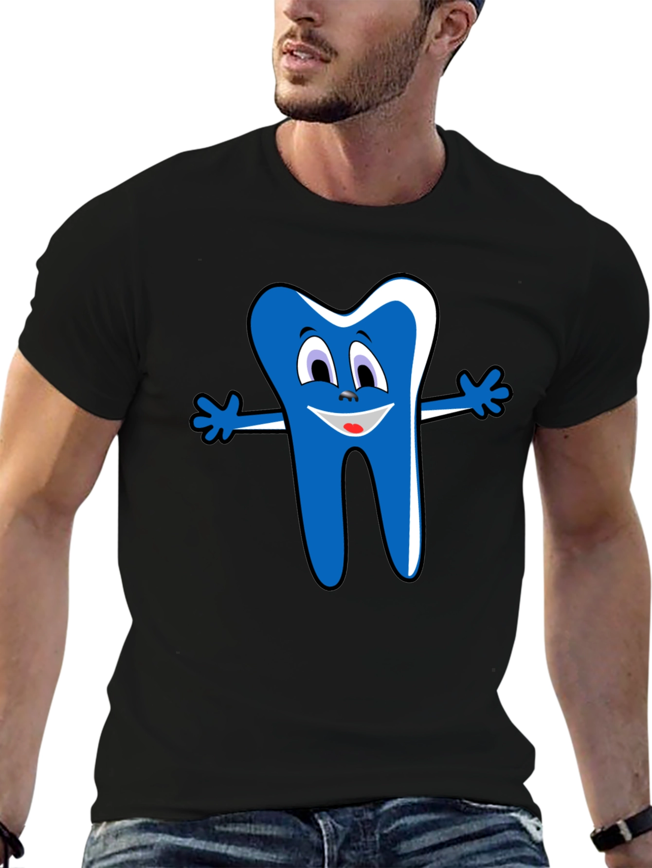 Funny Tooth Graphic T-Shirt