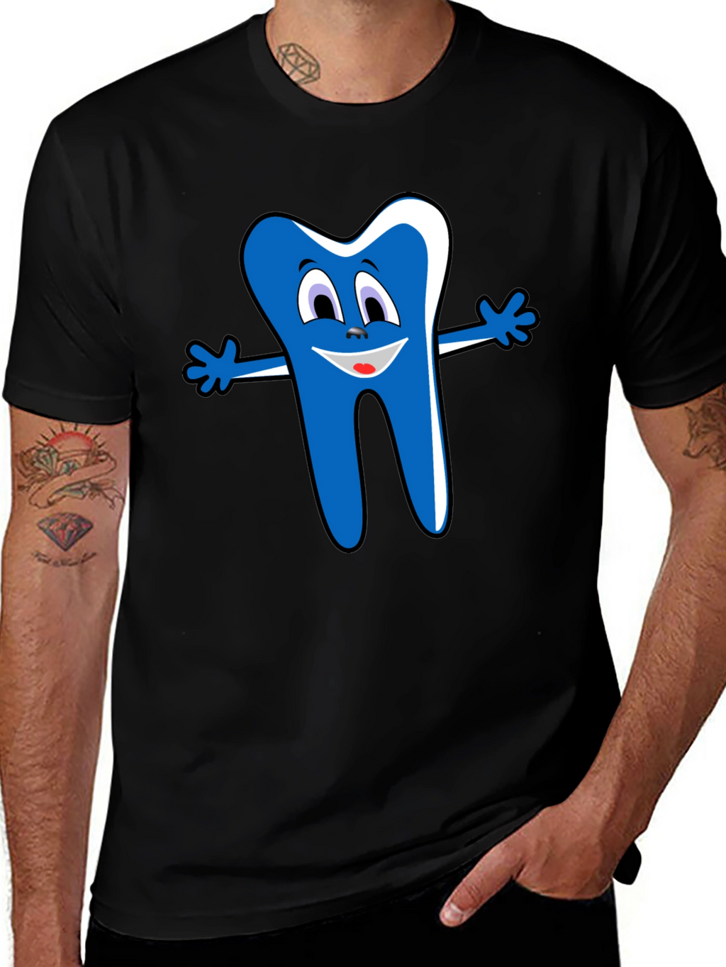 Funny Tooth Graphic T-Shirt
