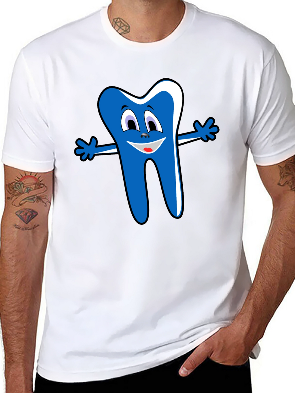 Funny Tooth Graphic T-Shirt