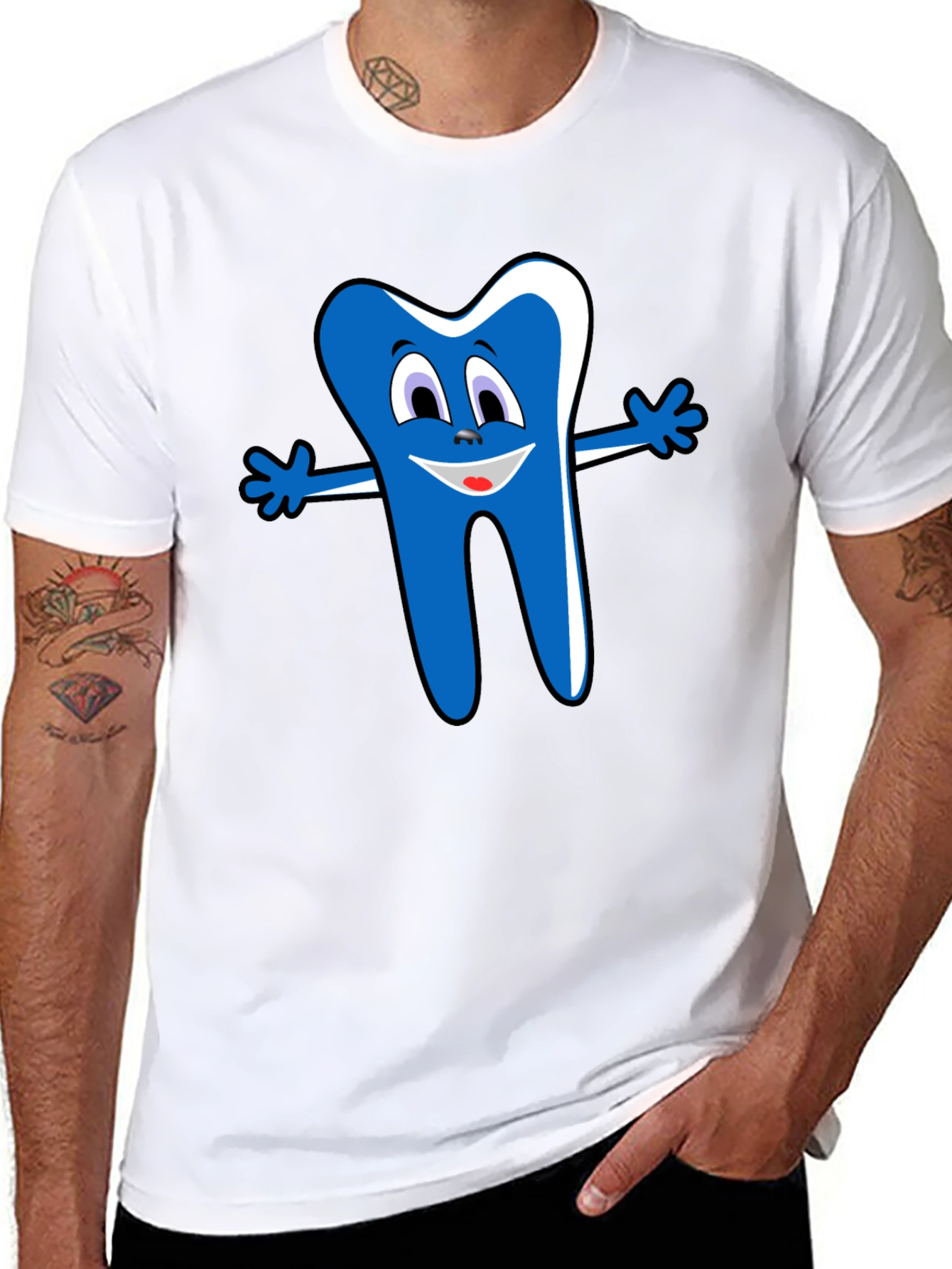 Funny Tooth Graphic T-Shirt