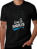 Why So Sirius Mens Black Graphic Tee