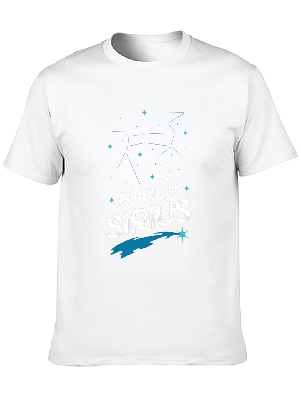 Why So Sirius Mens Black Graphic Tee