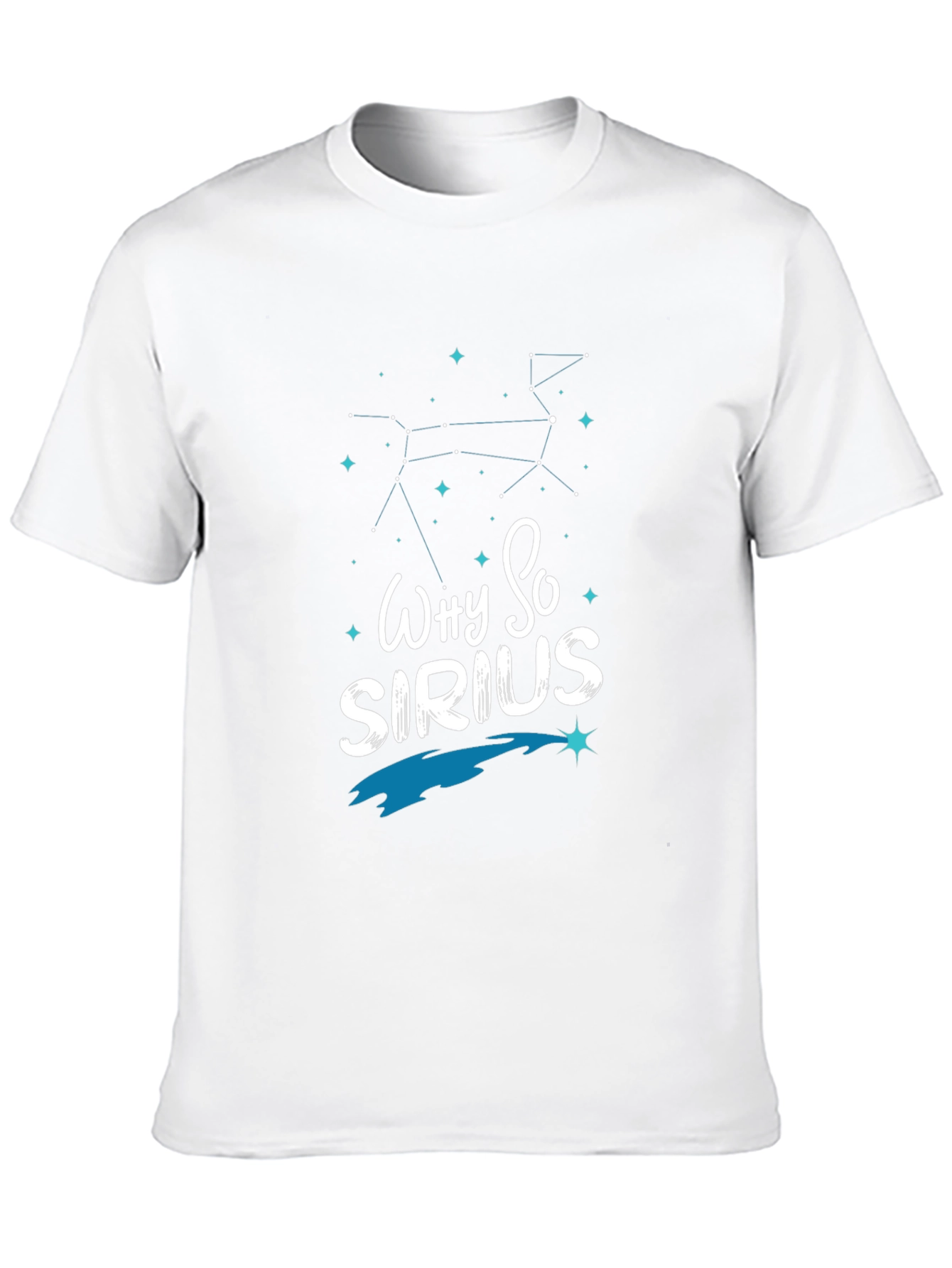 Why So Sirius Mens Black Graphic Tee