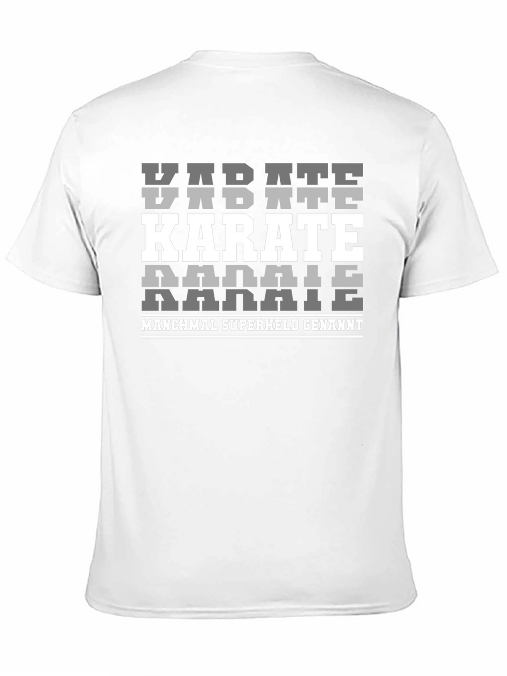 Karate Superheld Black T-Shirt