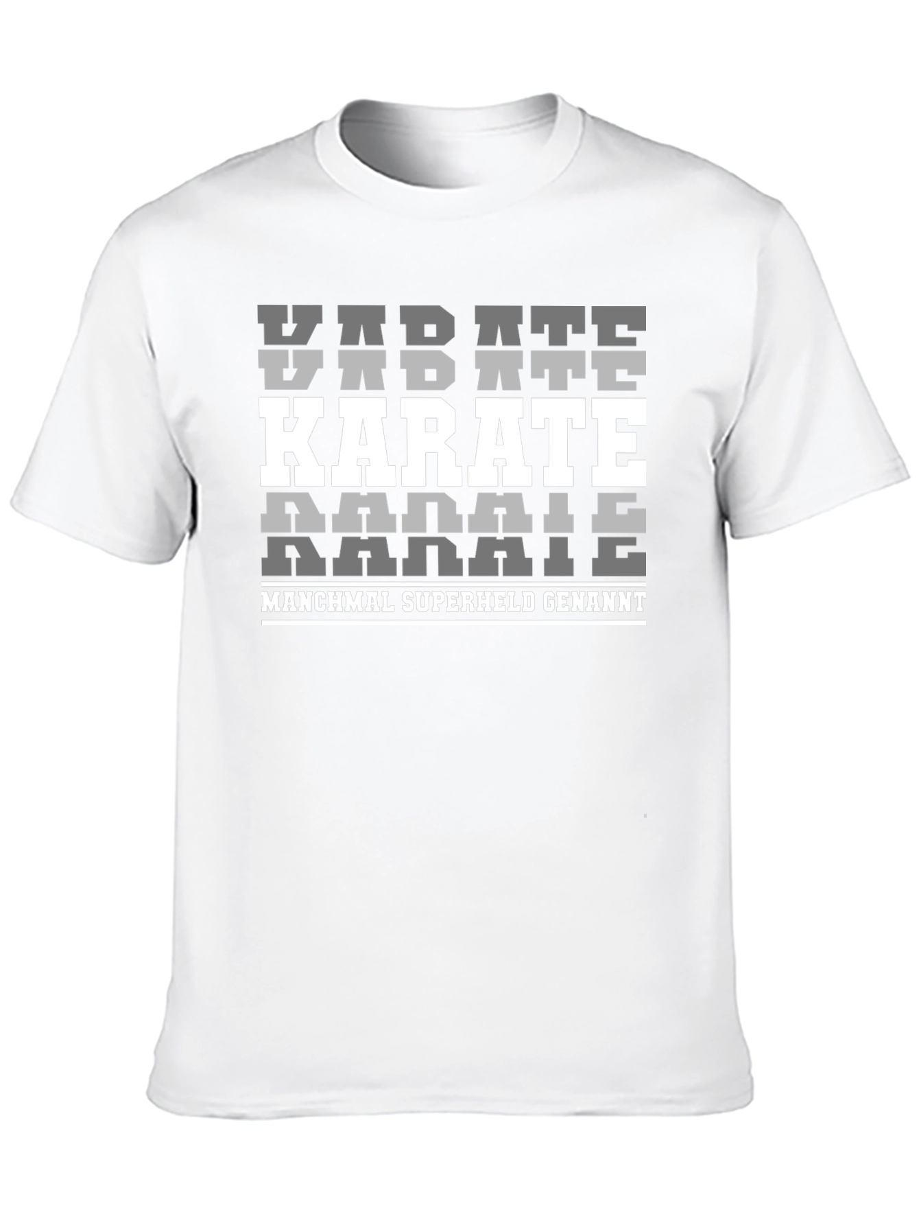 Karate Superheld Black T-Shirt