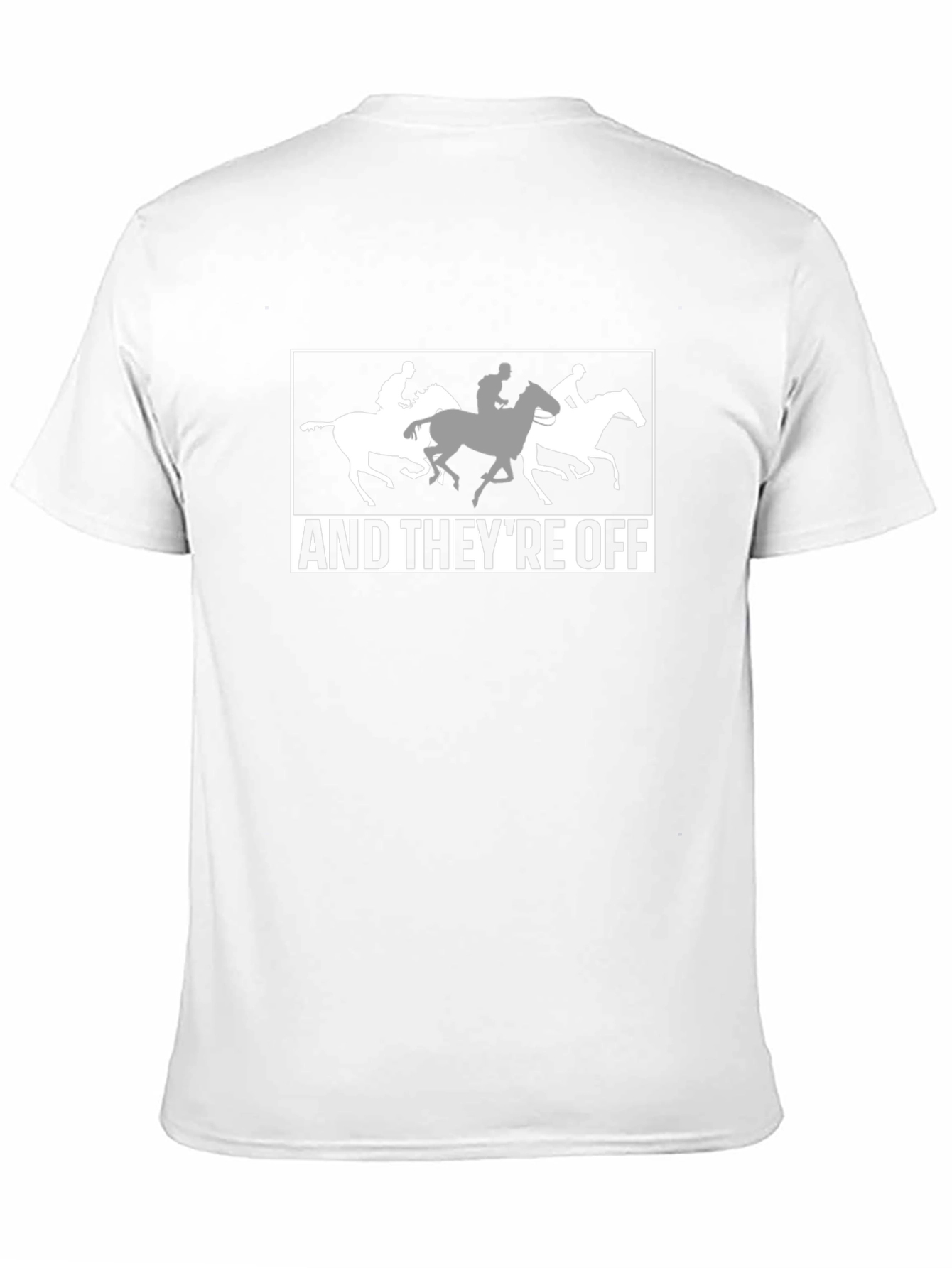 Horse Racing T-Shirt - And Theyre Off! Design