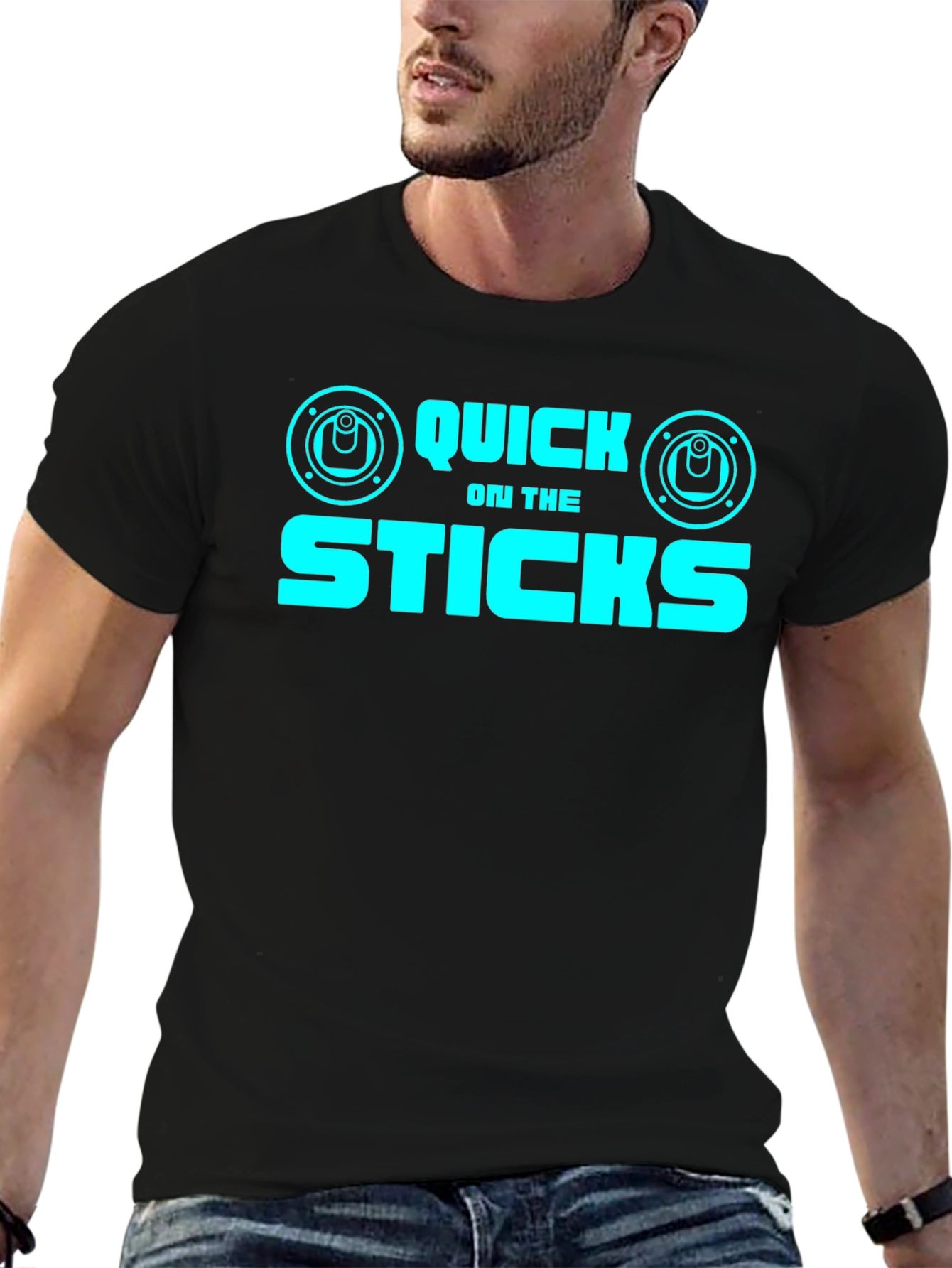 Quick On The Sticks Graphic Tee