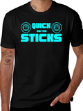 Quick On The Sticks Graphic Tee
