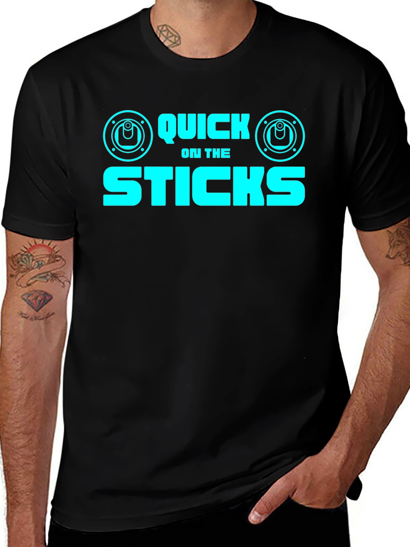 Quick On The Sticks Graphic Tee