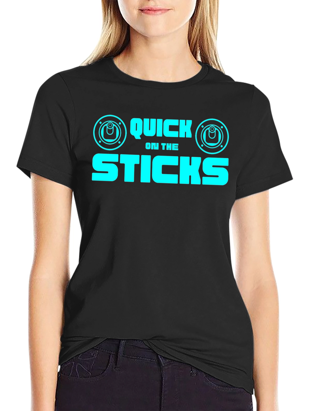 Quick On The Sticks Graphic Tee