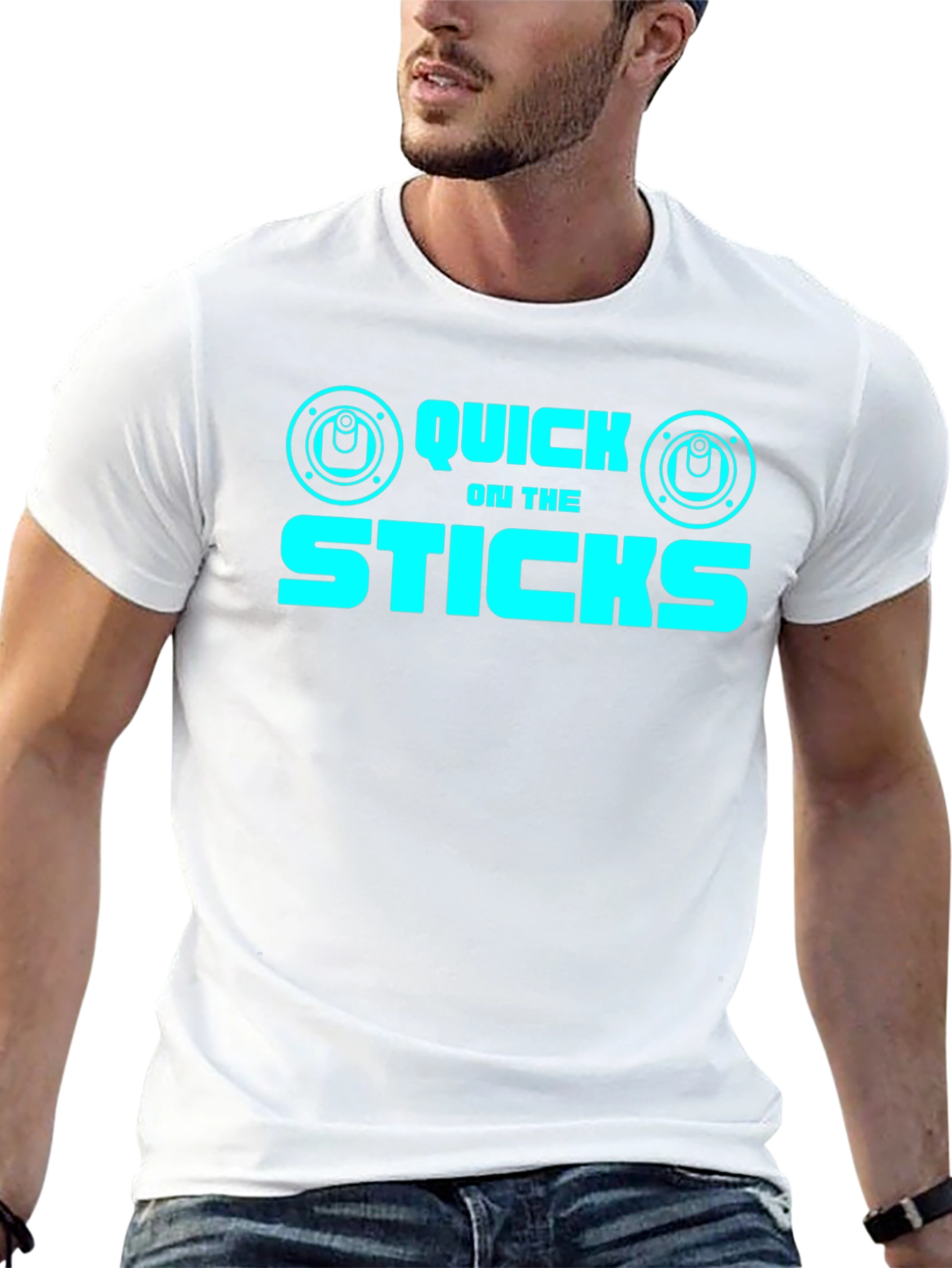 Quick On The Sticks Graphic Tee