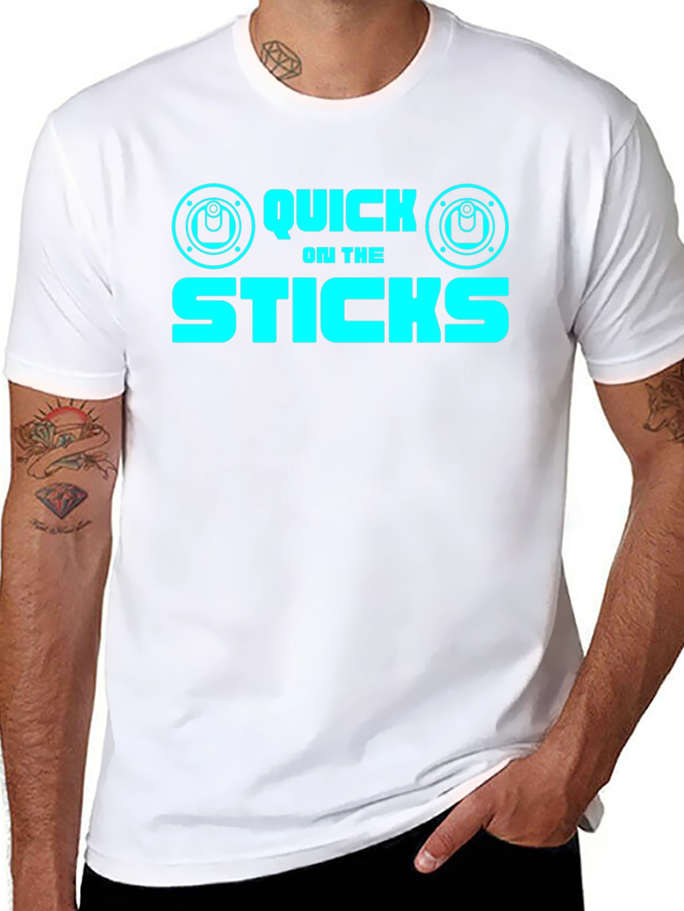 Quick On The Sticks Graphic Tee