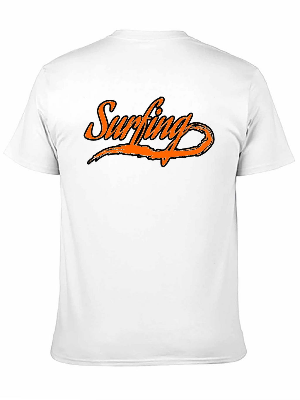 Surfing Graphic Tee - Black
