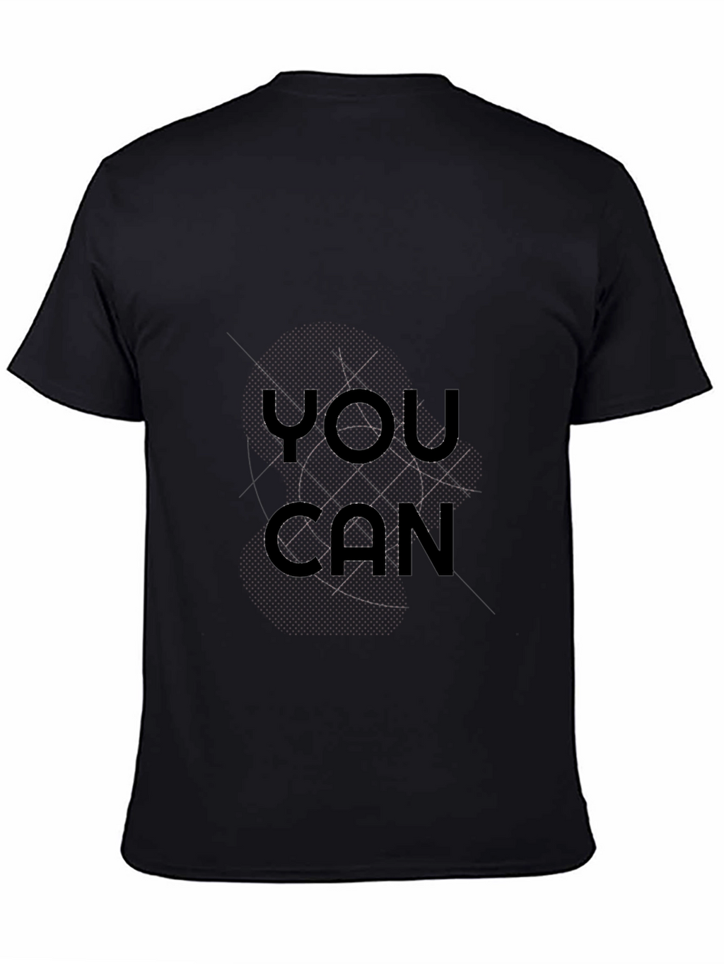 Motivational You Can Black T-Shirt