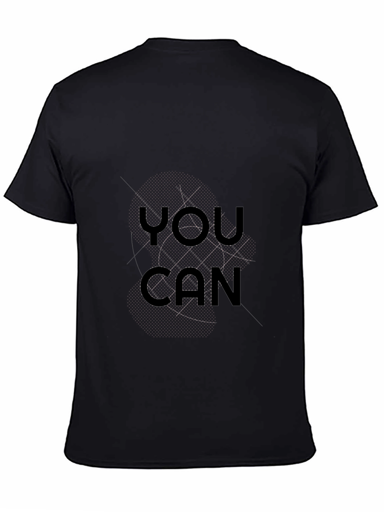 Motivational You Can Black T-Shirt