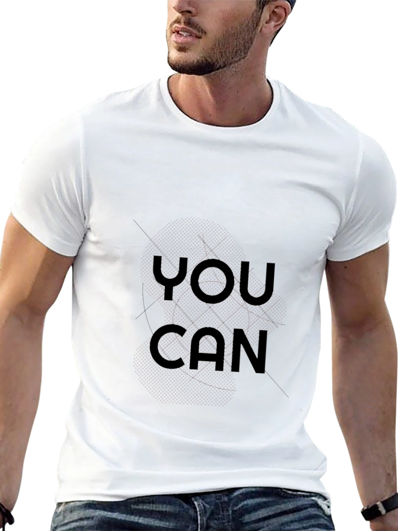 Motivational You Can Black T-Shirt